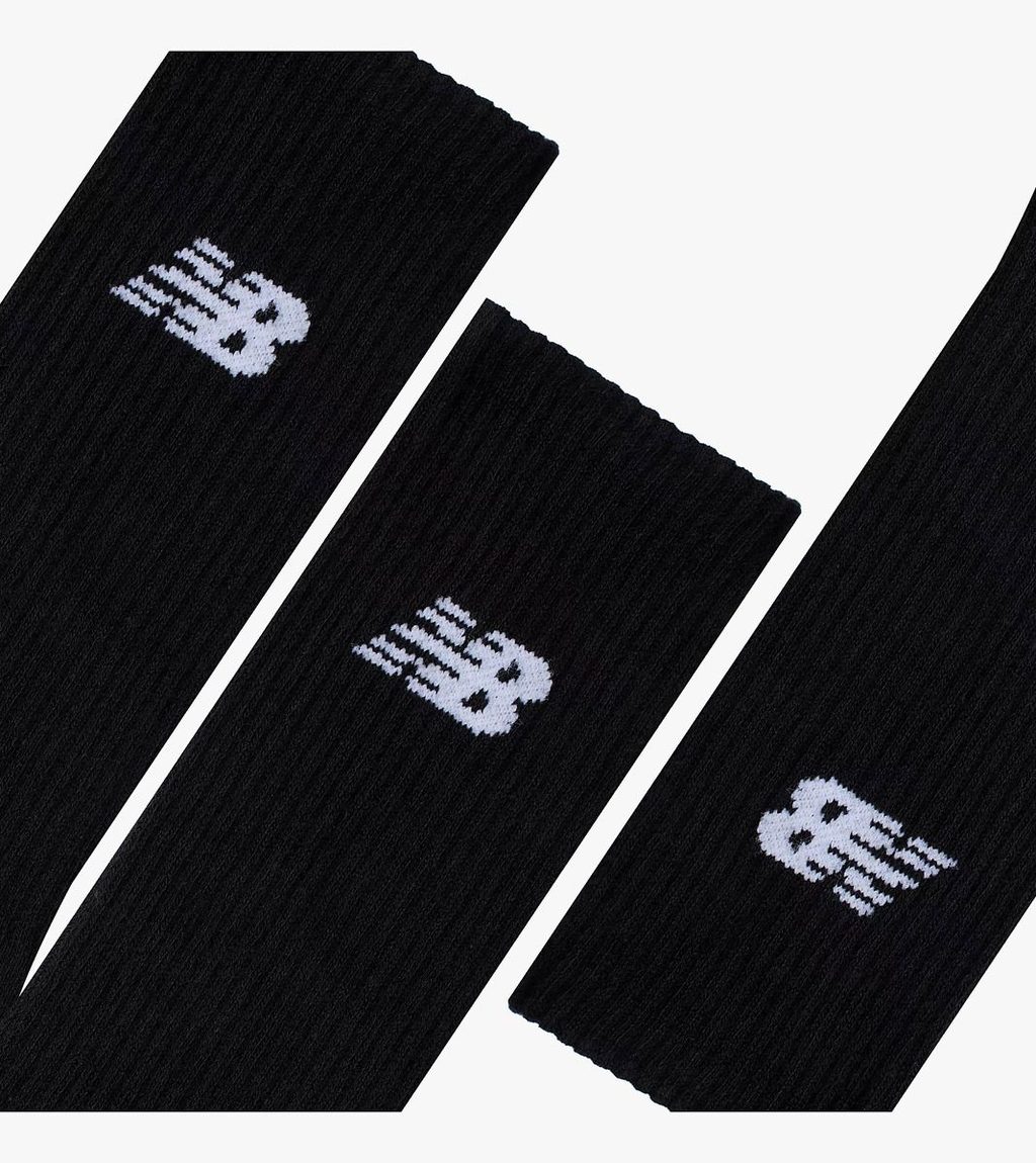 Svart Everyday crew 3 pairs