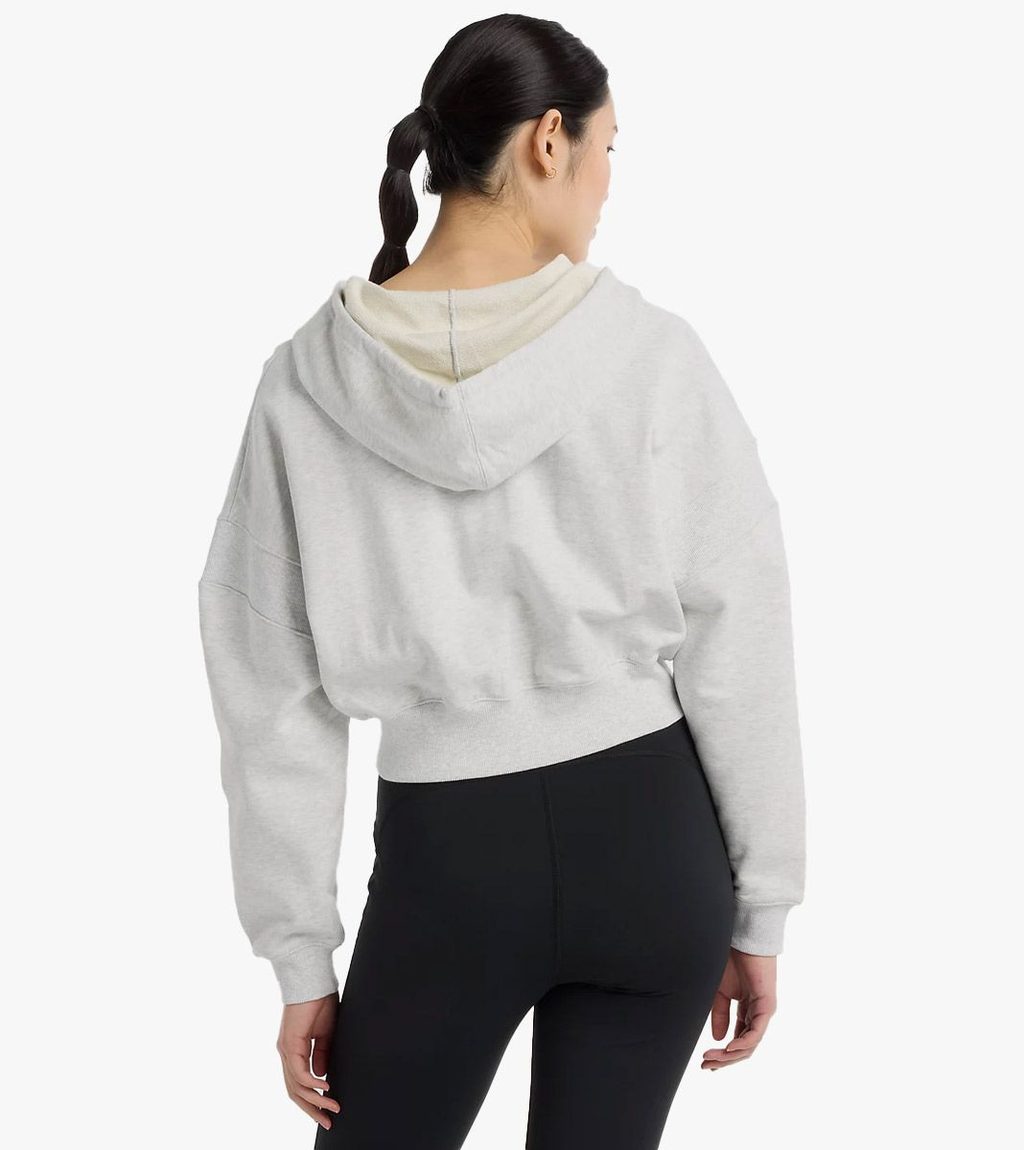 Pilka French terry full zip