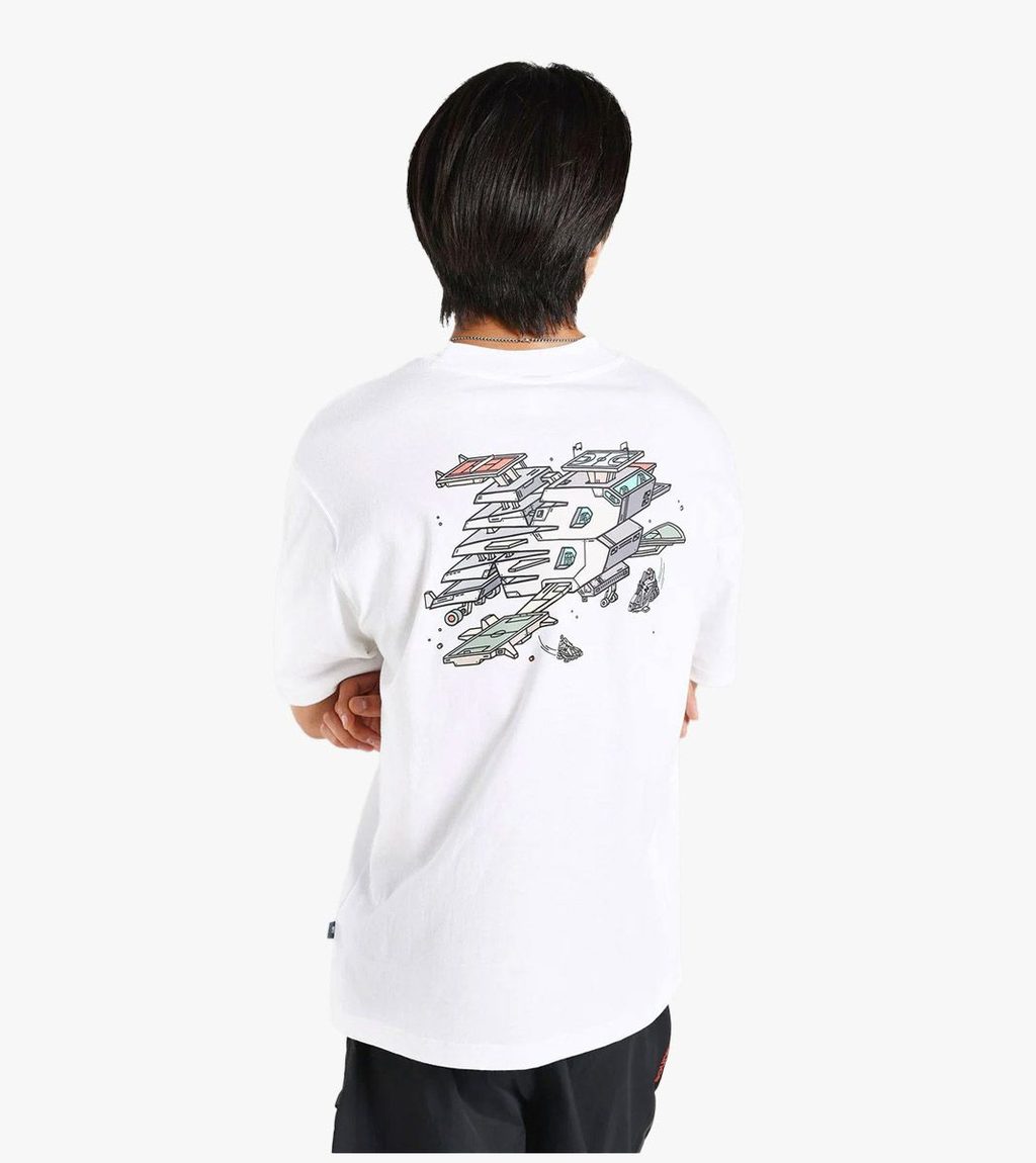 Valge Ghica sport station oversized t-shirt