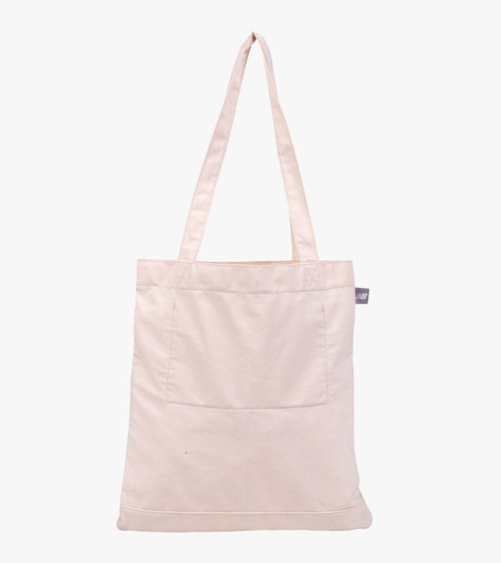 Beige Graphic tote