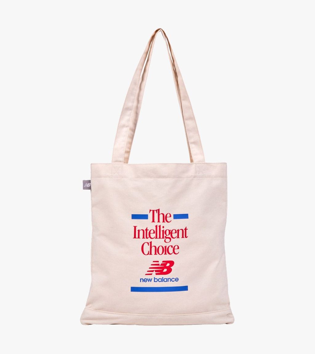 Beige Graphic tote