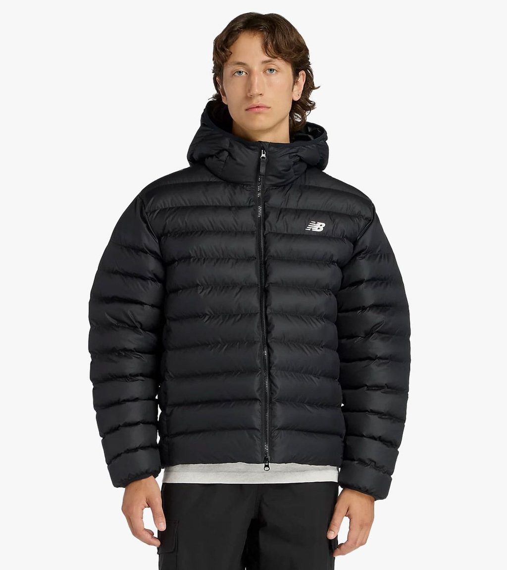 Musta HOODED PUFFER JACKET