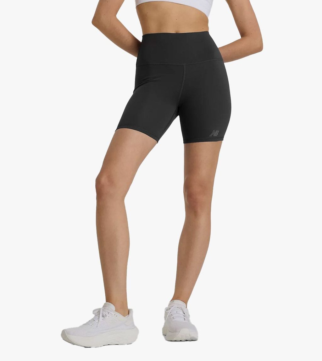 Black NB HARMONY HIGH RISE SHORT 6"