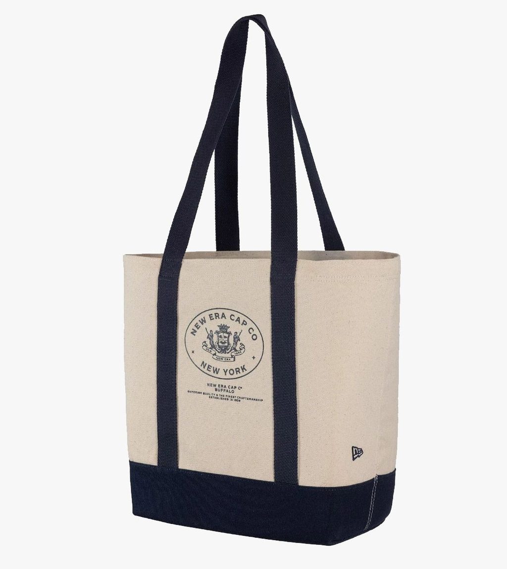 Juoda College graphic tote bag