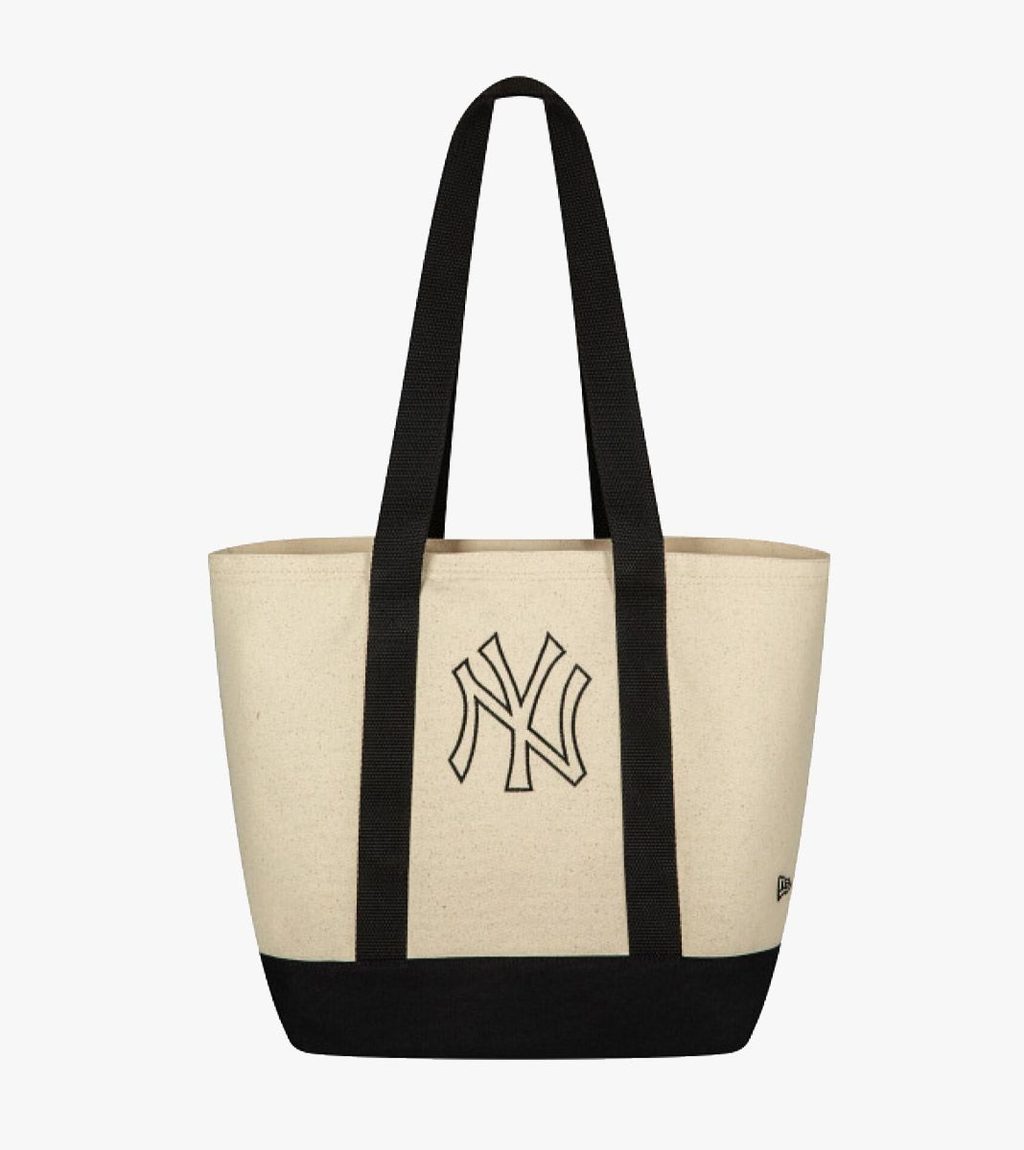 Beige MLB HEAVY CANVAS TOTE BAG