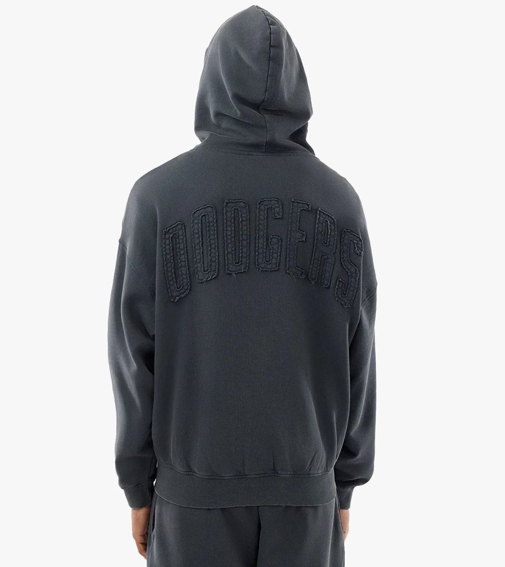 Pilka Mlb washed fz hoodie