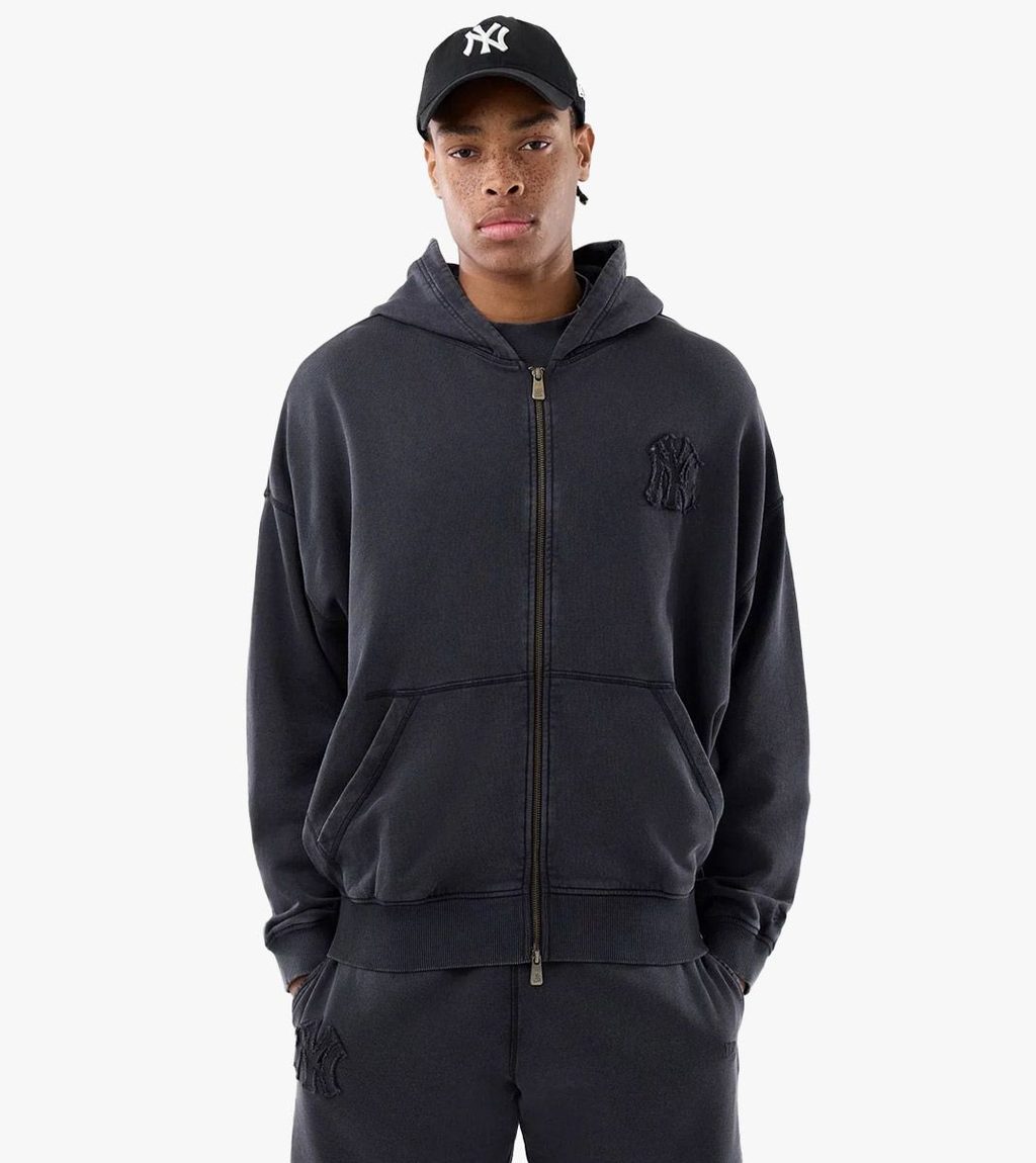 Juoda Mlb washed fz hoodie