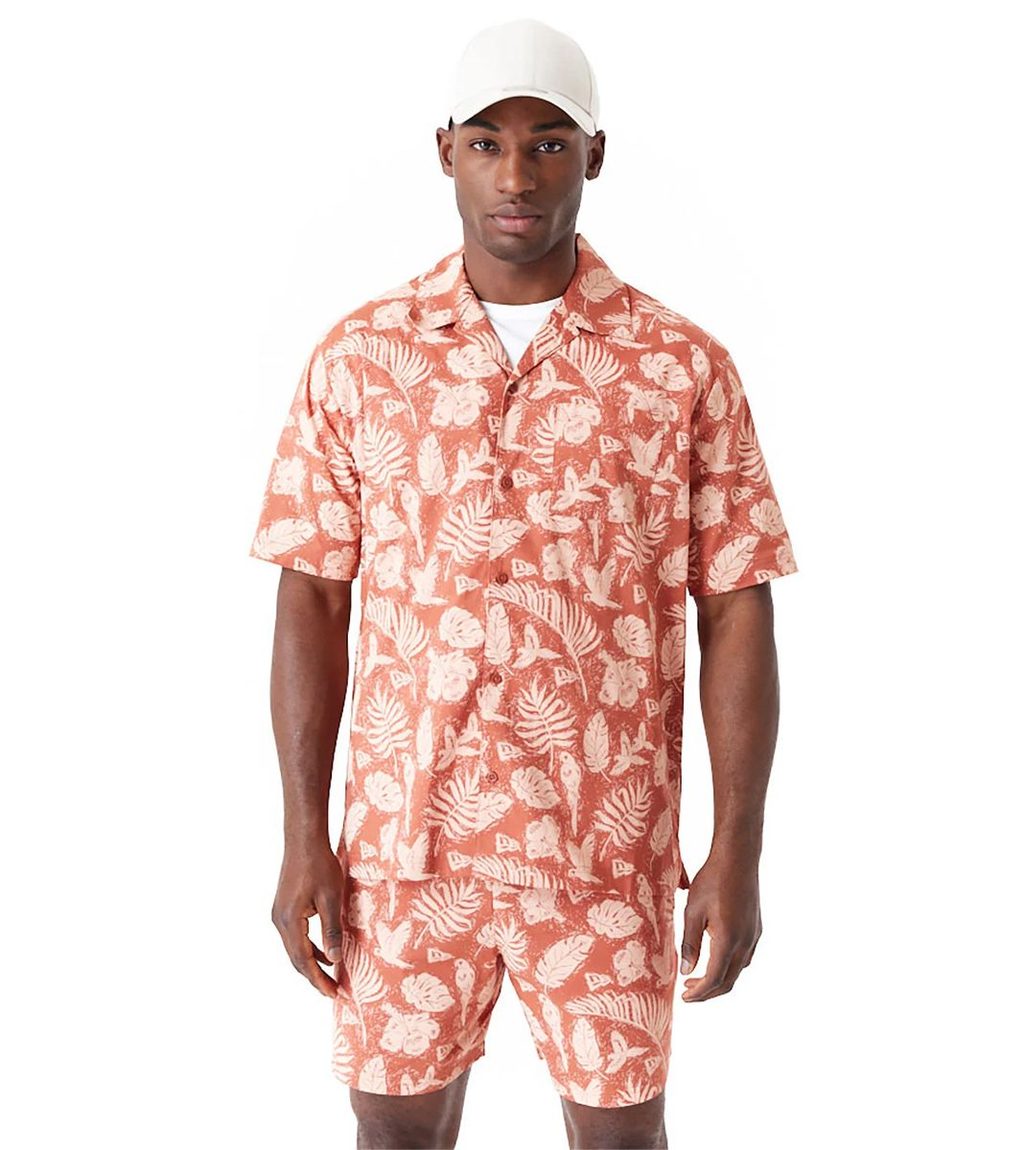 Ruskea NE AOP WOVEN SHIRT