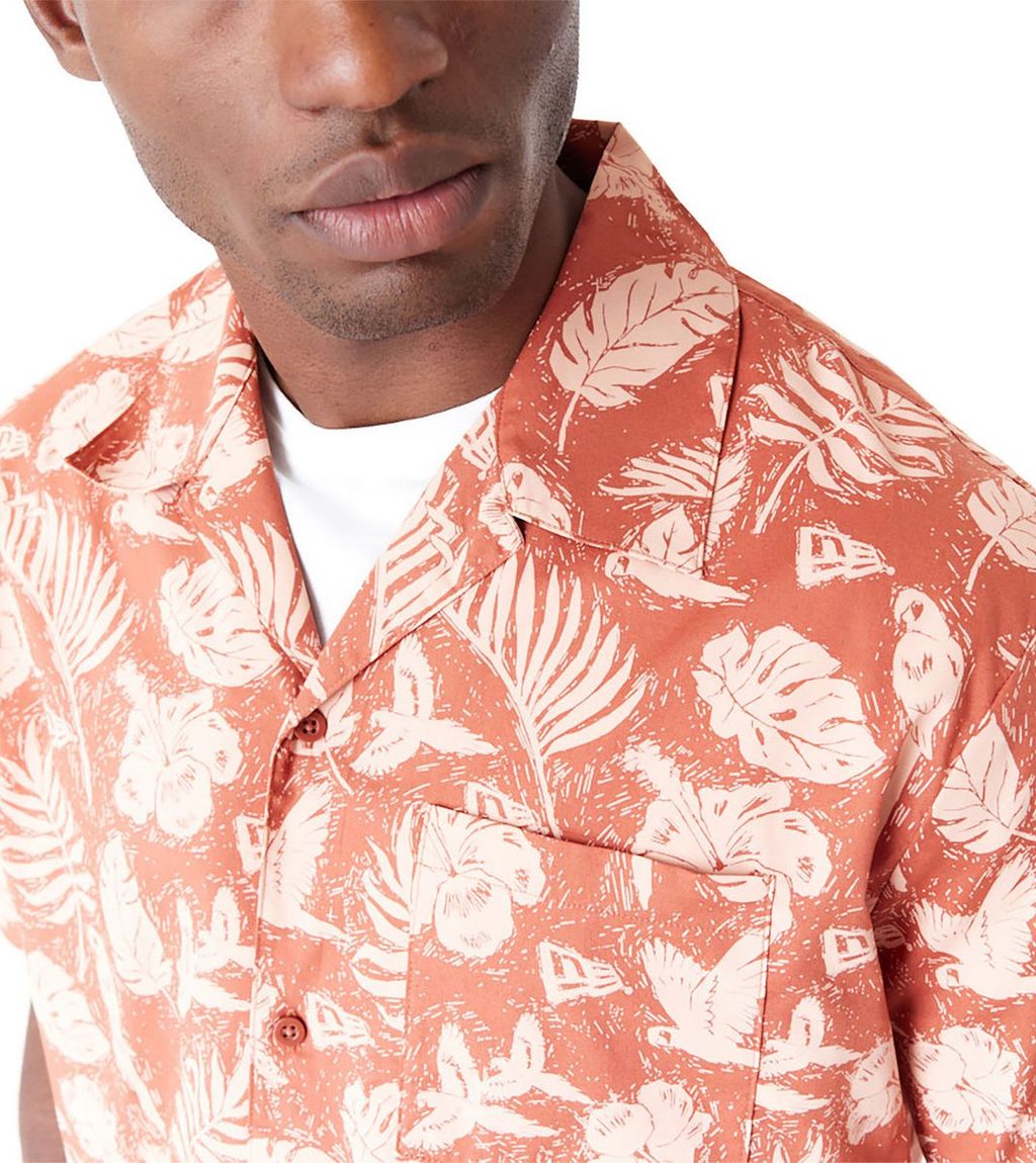 Ruskea NE AOP WOVEN SHIRT