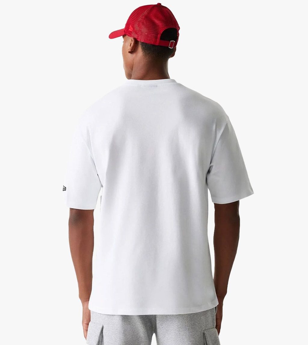 Valkoinen NE OUTDOOR GRPHC OS TEE