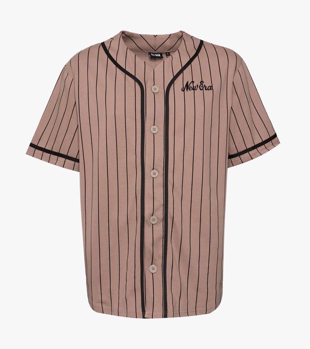 Brown NE PINSTRIPE JERSEY