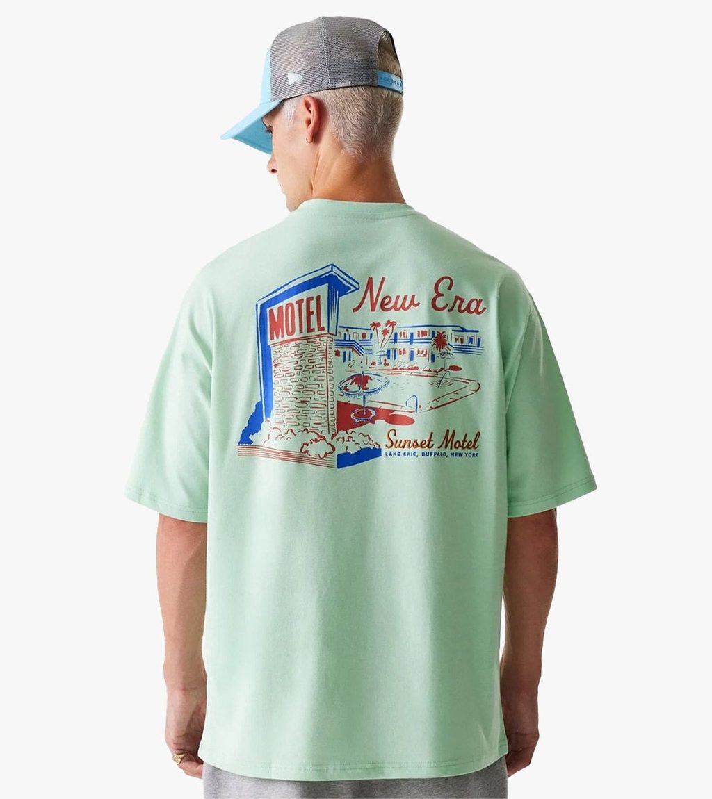 Vihreä NE VACATION GRPHC OS TEE