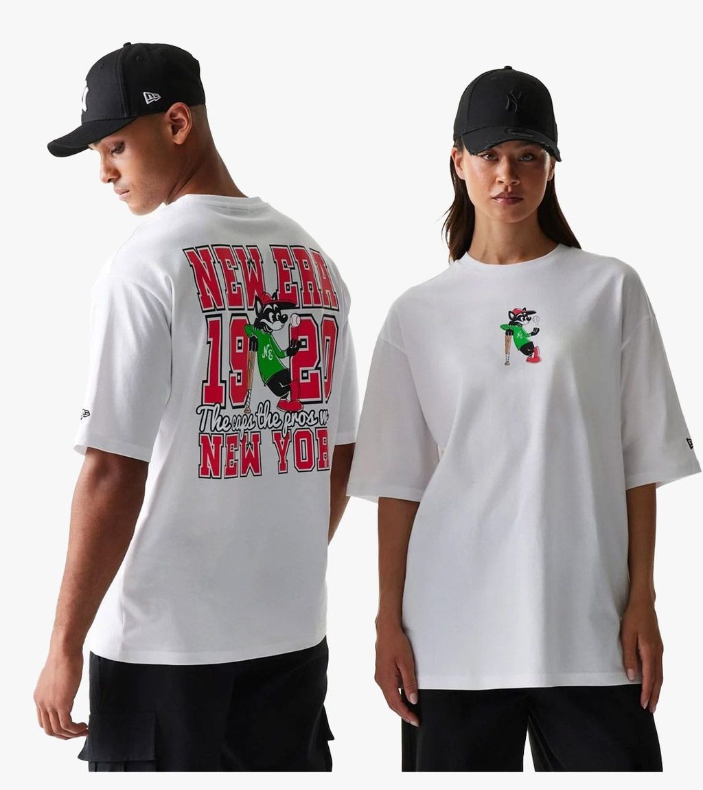 Vitt New era character graphic os tee