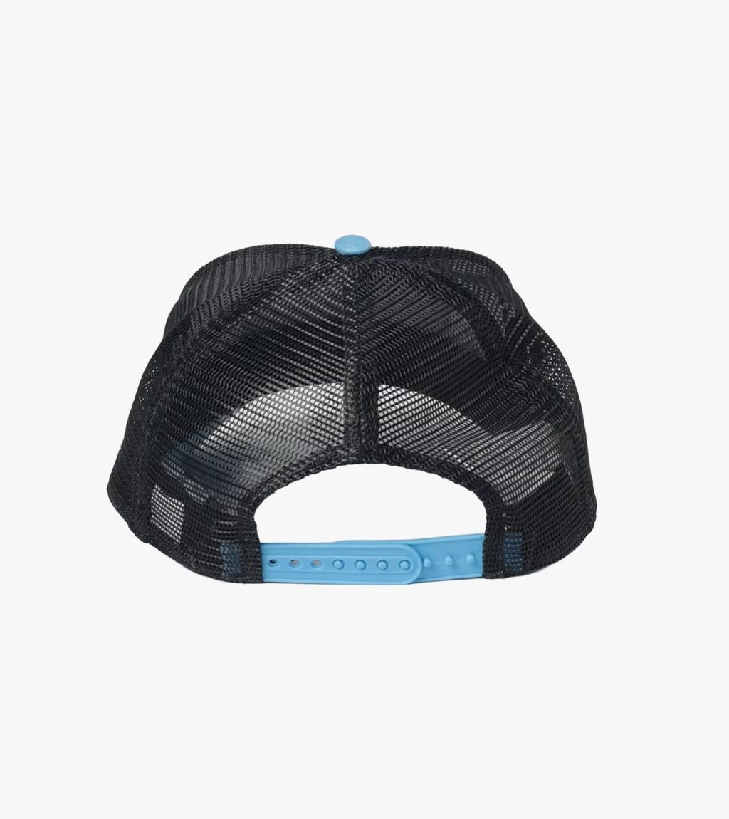Blue NEW ERA LOCATION PATCH TRUCKER