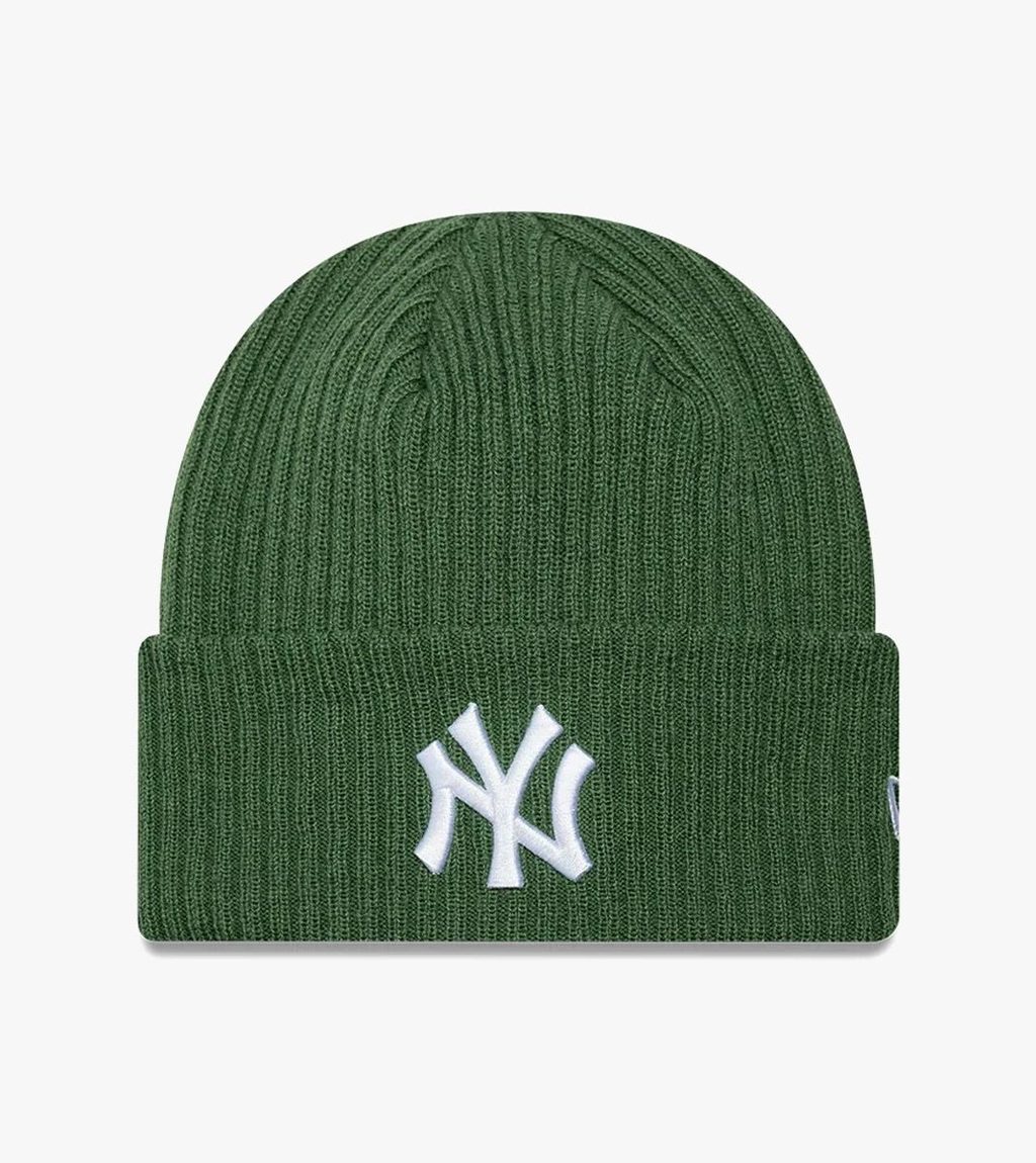 Grönt Wide cuff beanie