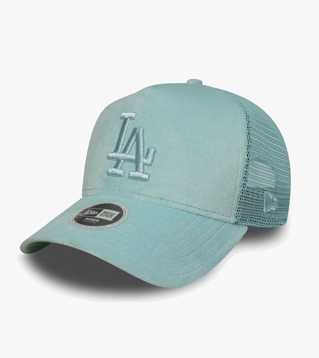 Grönt Wmns velour trucker dodgers