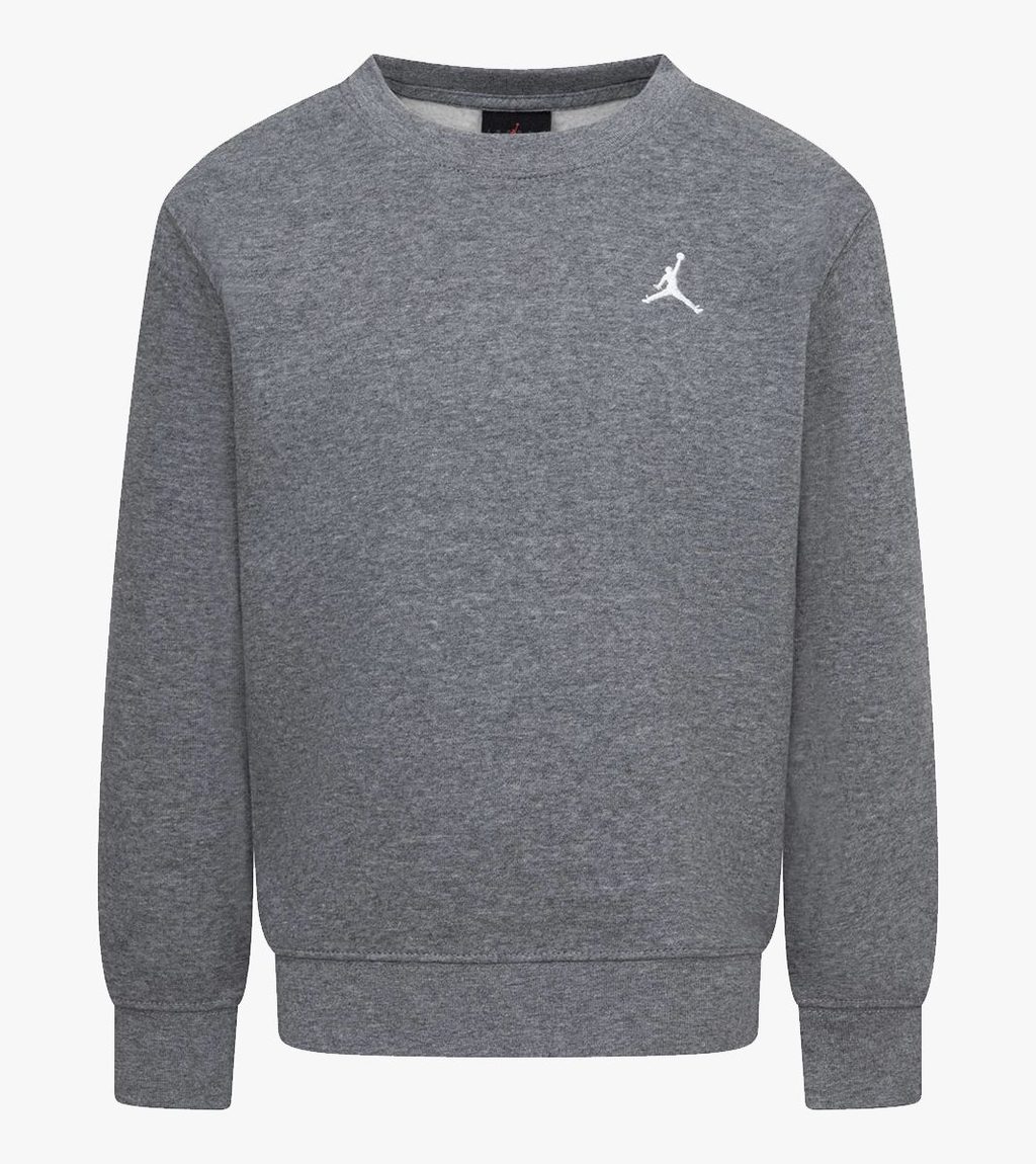 Grått Jordan brand brooklyn fleece essential crewneck