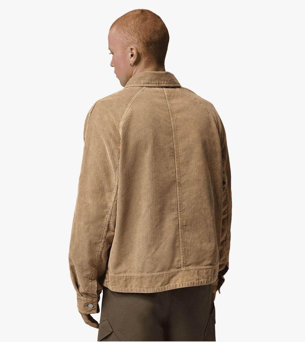 Beige M j flt corduroy chore jkt