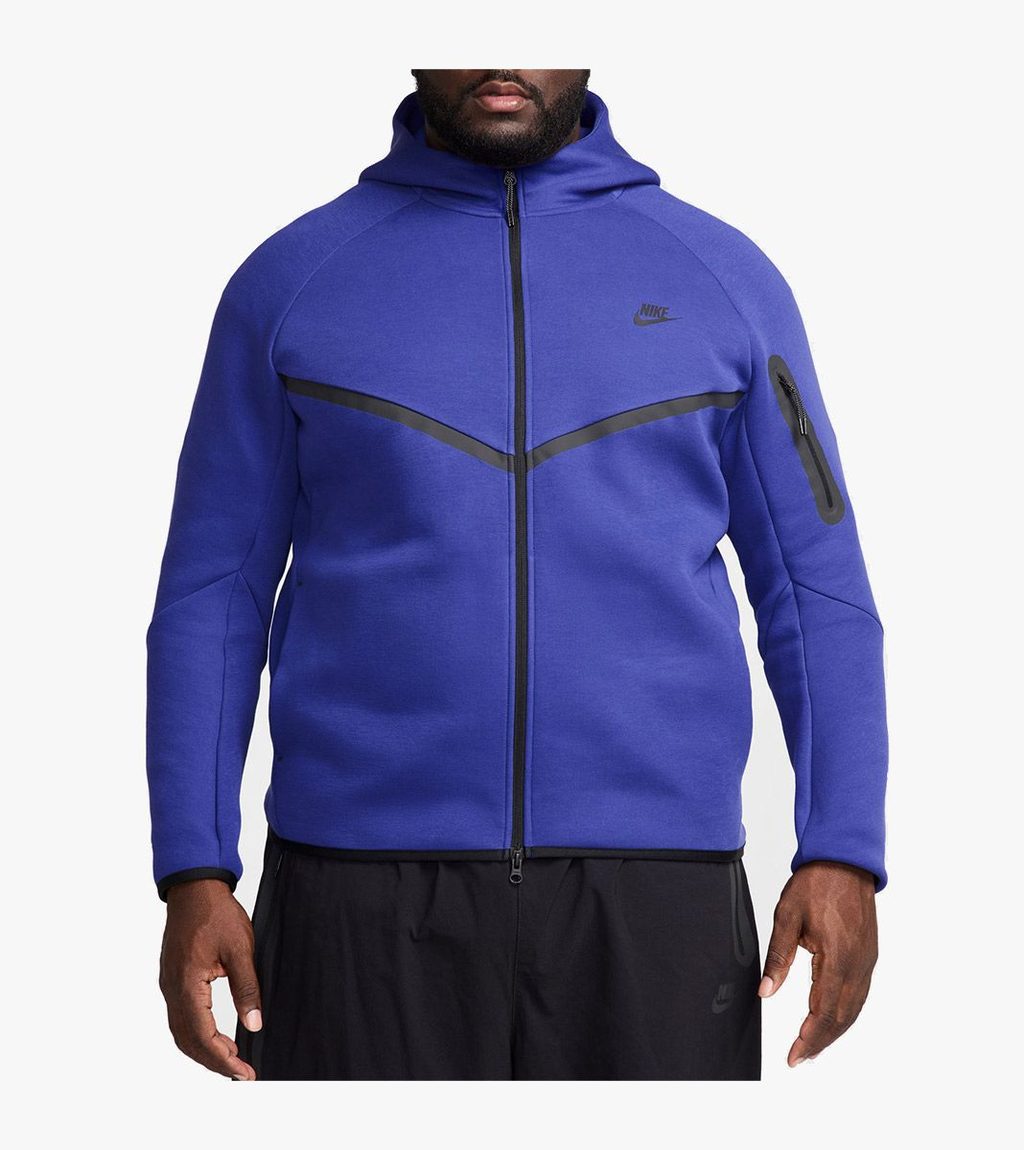 Sininen M NK TCH FLC FZ WR HOODIE