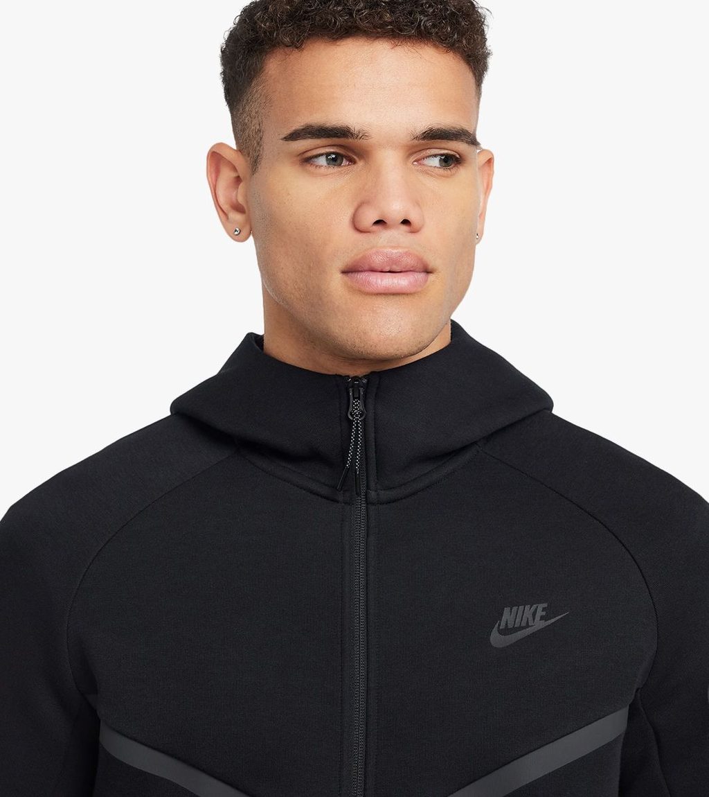 Melna M NK TCH FLC FZ WR HOODIE