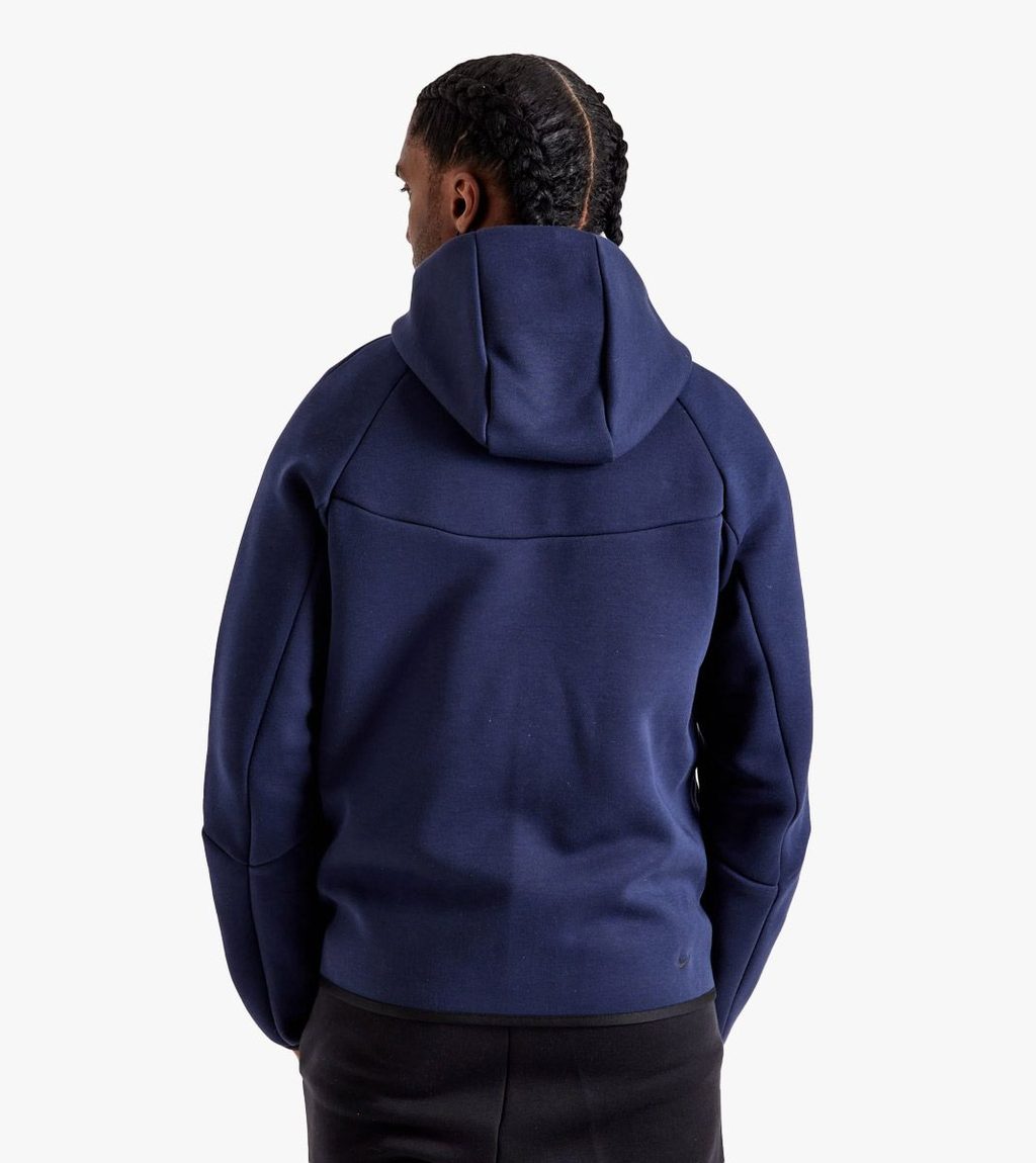 Black M NK TCH FLC FZ WR HOODIE