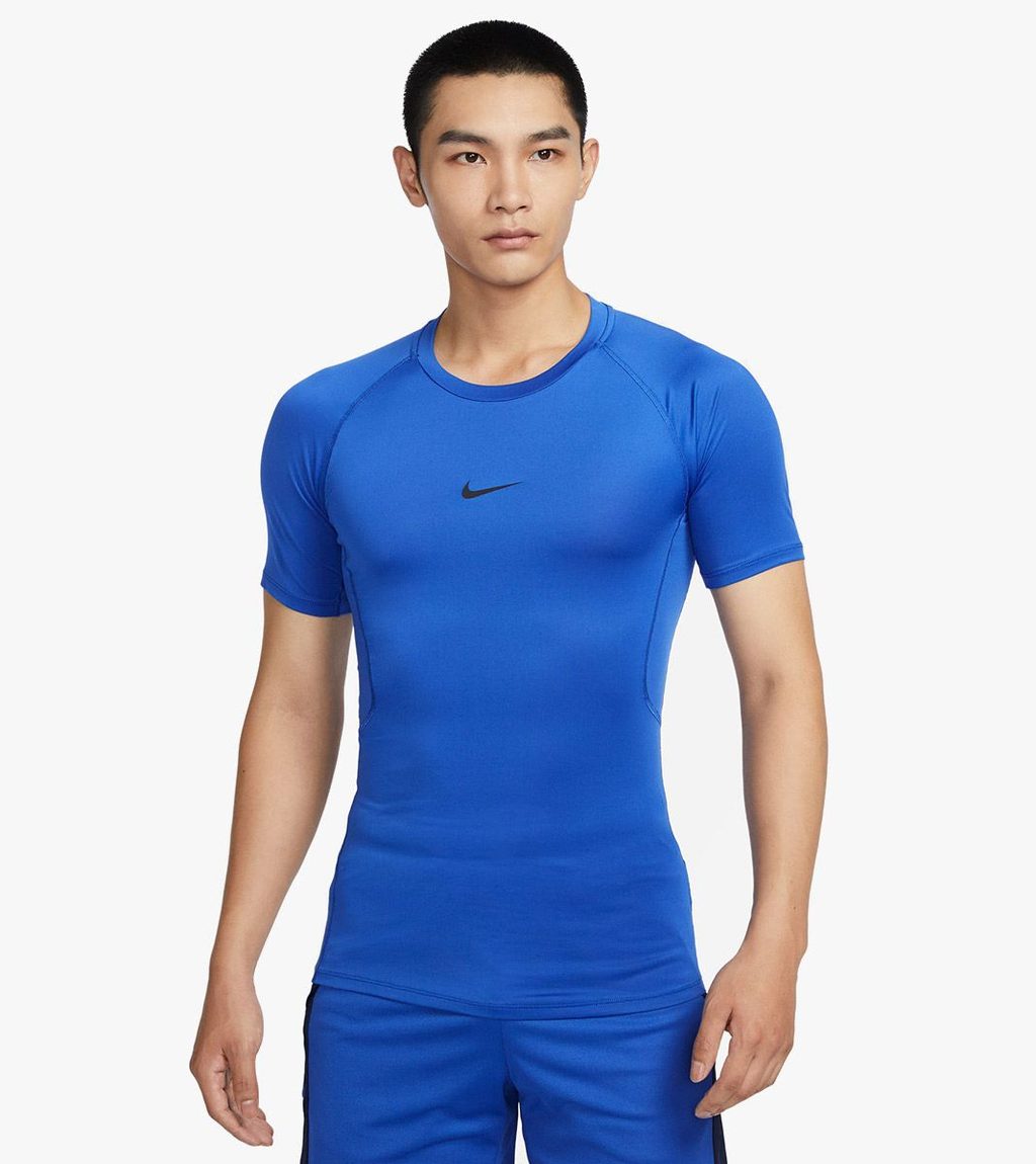 Mėlyna M np df tight top ss