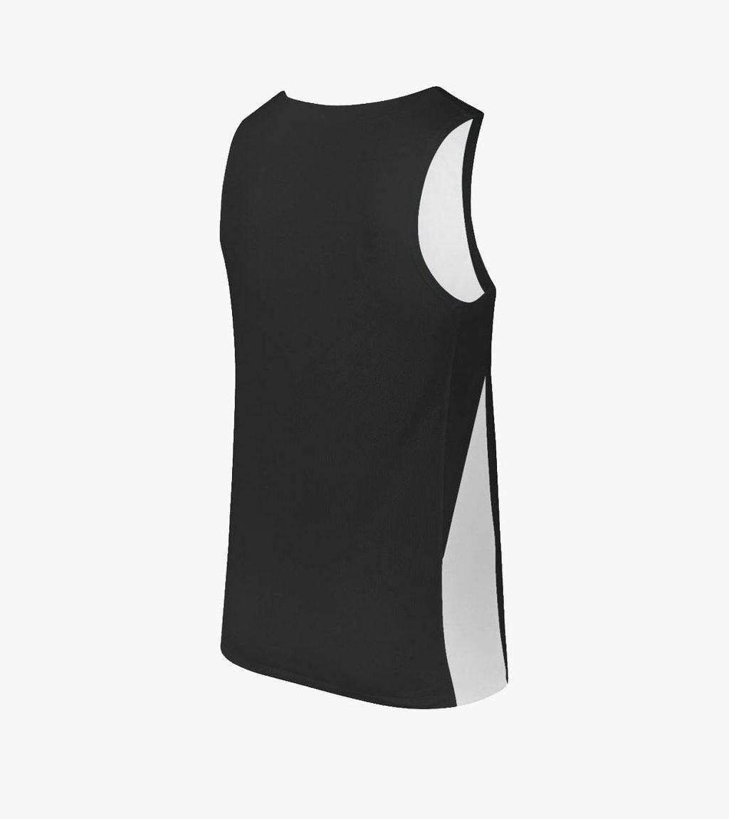 Svart Mens team basketball reversible jersey
