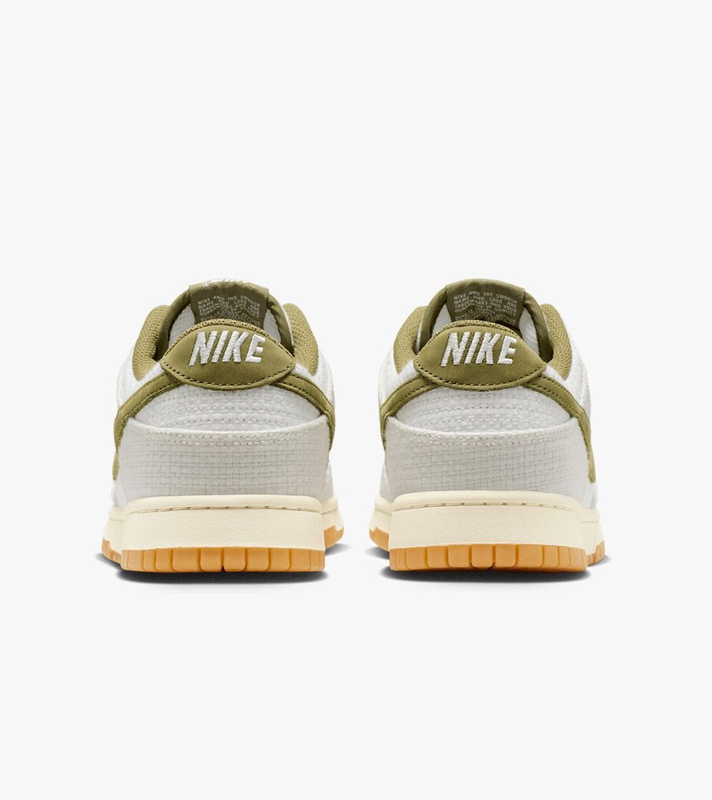 White NIKE DUNK LOW RETRO SE
