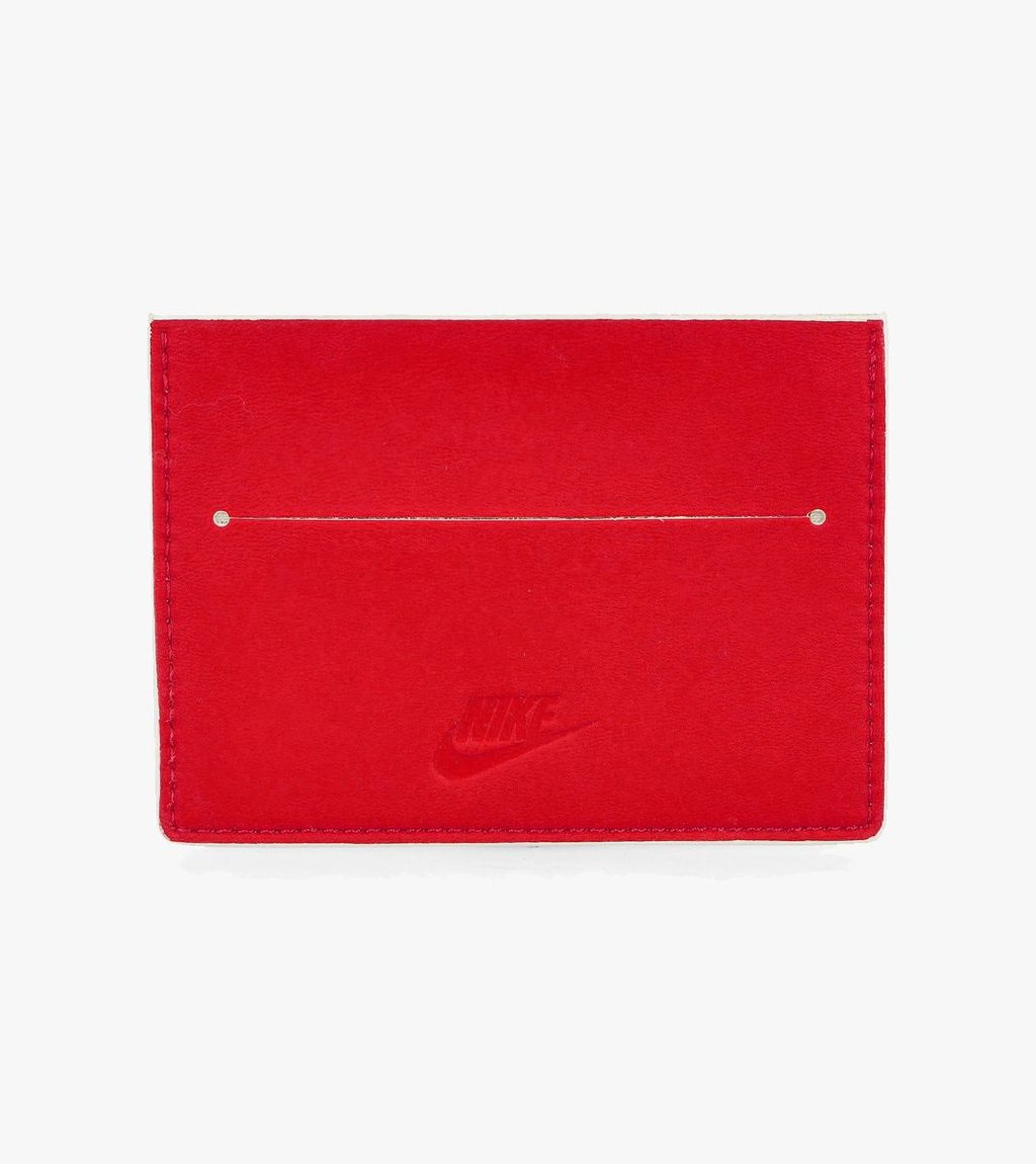 Rött Nike icon af1 card wallet