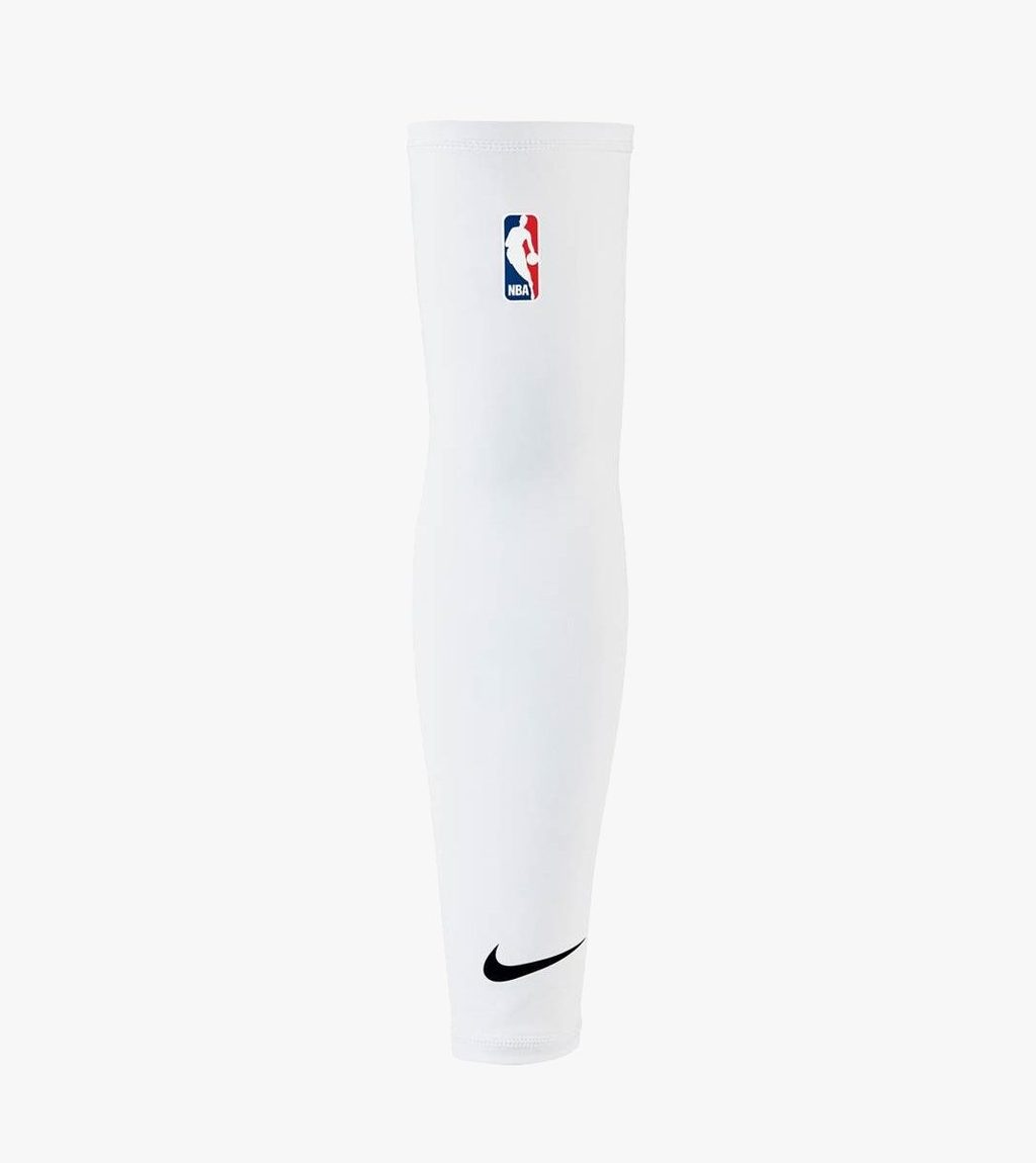 White NIKE SHOOTER SLEEVE 2.0 NBA
