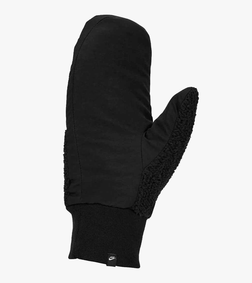 Svart Nike u lm high pile fleece gloves black cimdi