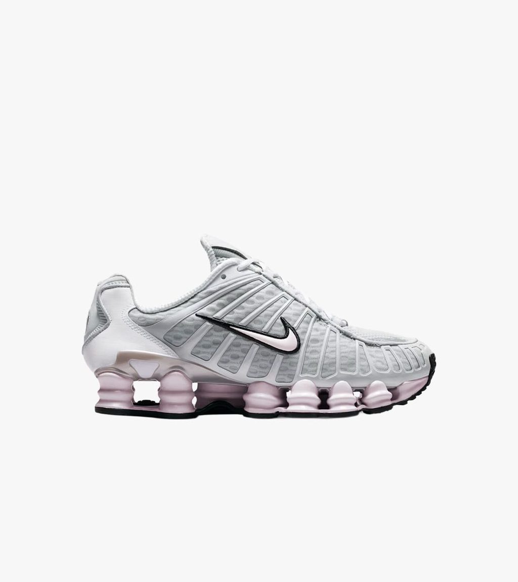 Grått W nike shox tl