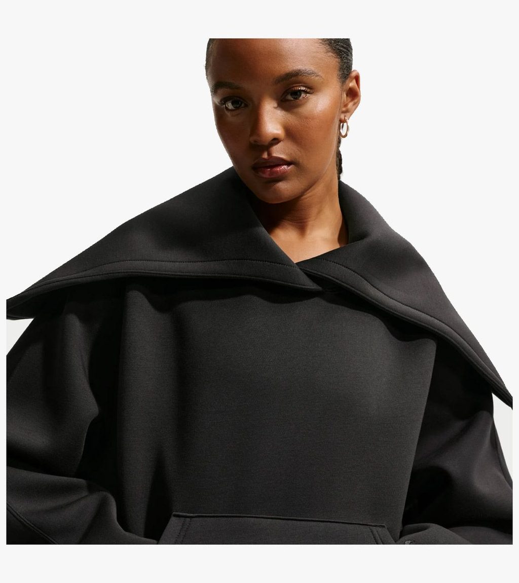 Melna W NSW PREGAME FLC ZIP HOOD PO
