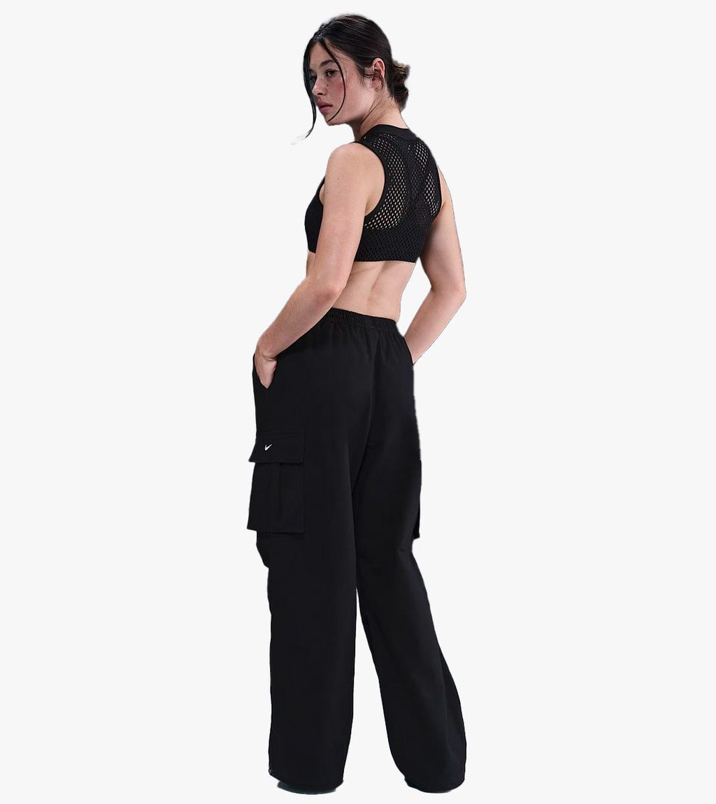Black W NSW STREET WVN CARGO PANT