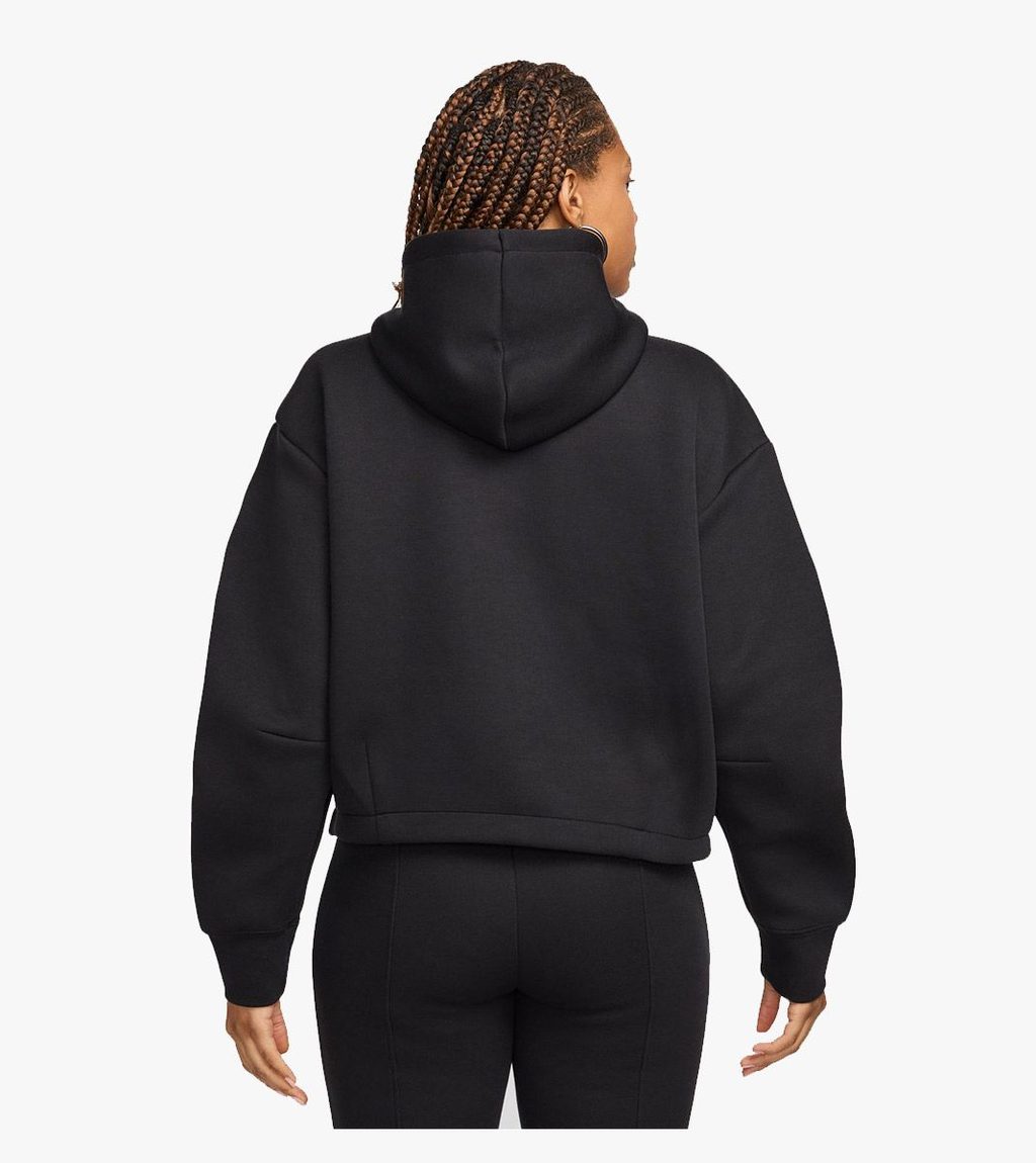 Svart Women´s nike sportswear tech fleece oversized hoodie