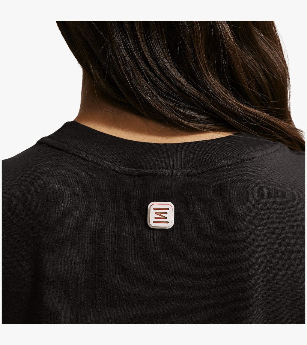 Black W SHOX GRX TEE