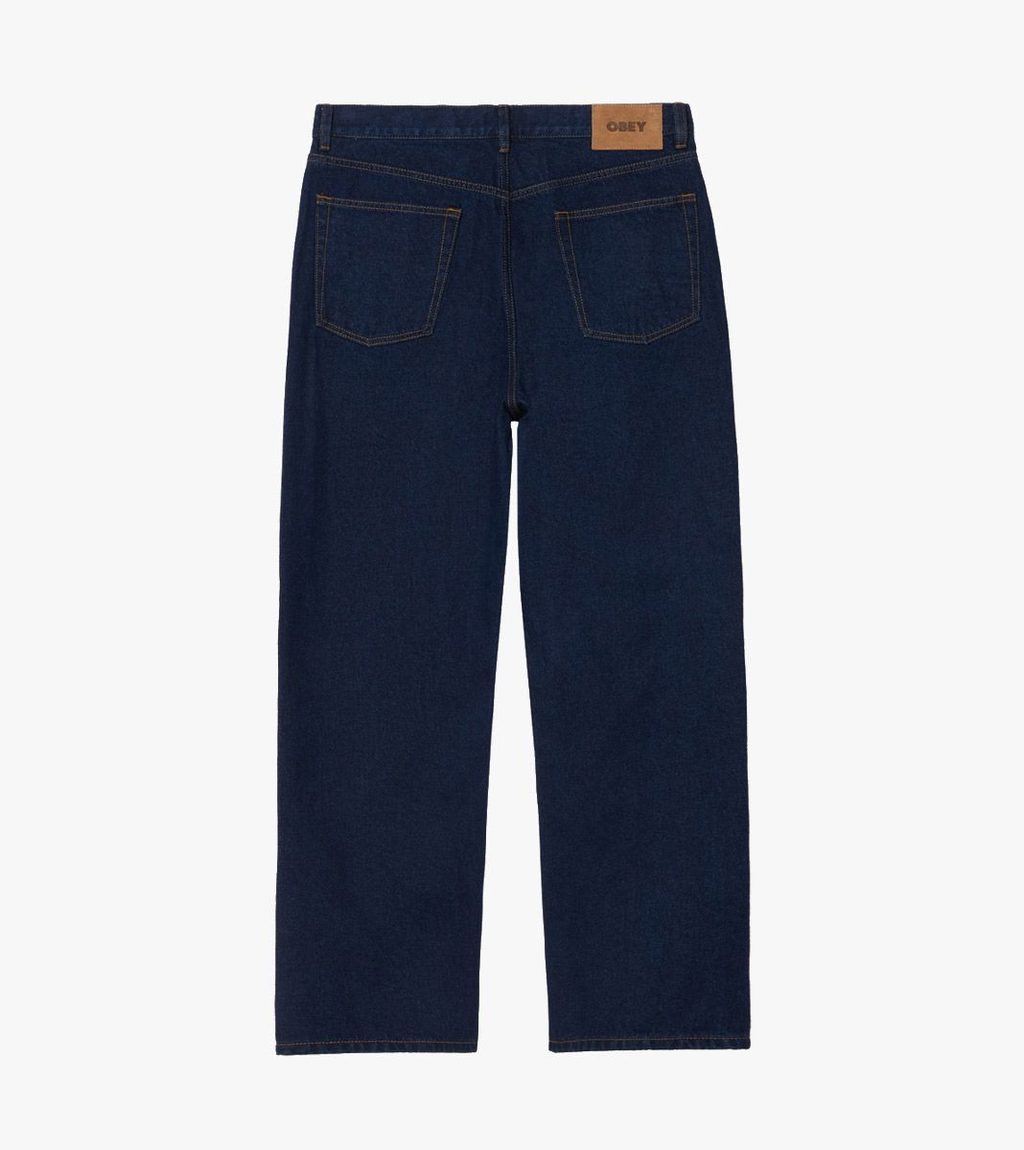 Mėlyna Classic baggy denim