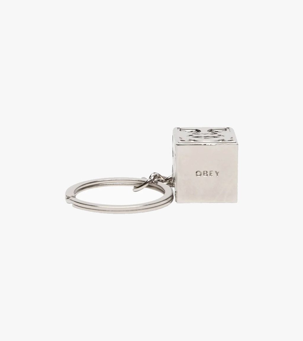 Mitmevärviline Icon face cube key chain