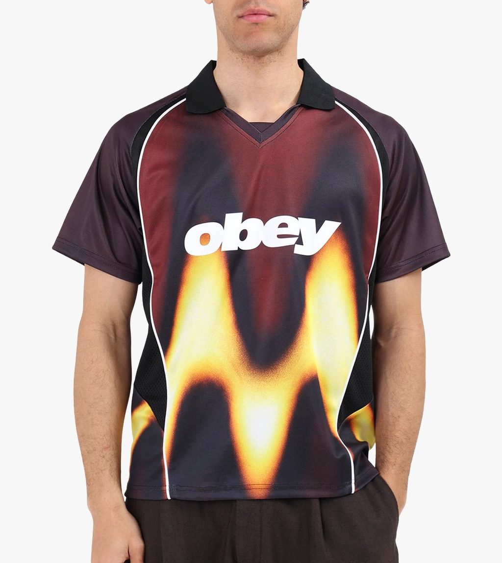 Sarkans OBEY BLURRED SOCCER JERSEY