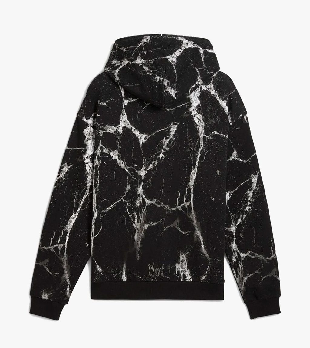 Must Hoops x lafrance written in chrome hoody