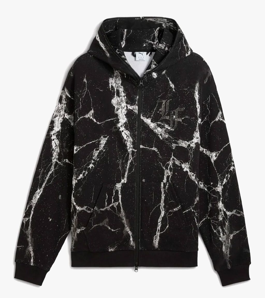 Must Hoops x lafrance written in chrome hoody