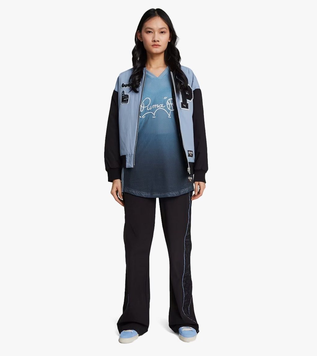Svart Puma x sophia chang aop wide leg pants