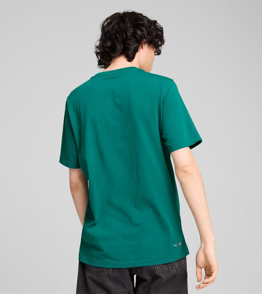 Grönt Puma x squid game graphic tee