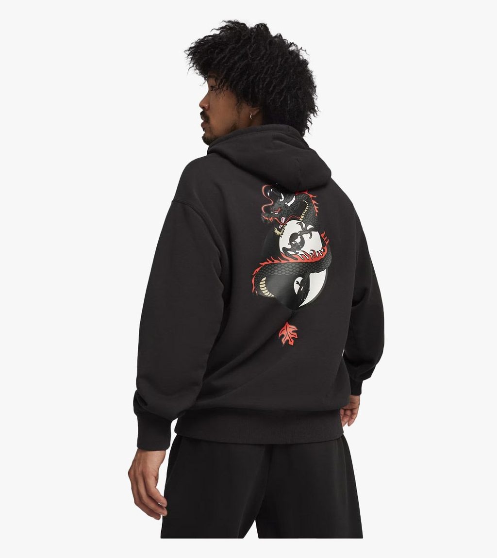 Black PUMA X STAPLE GRAPHIC HOODIE