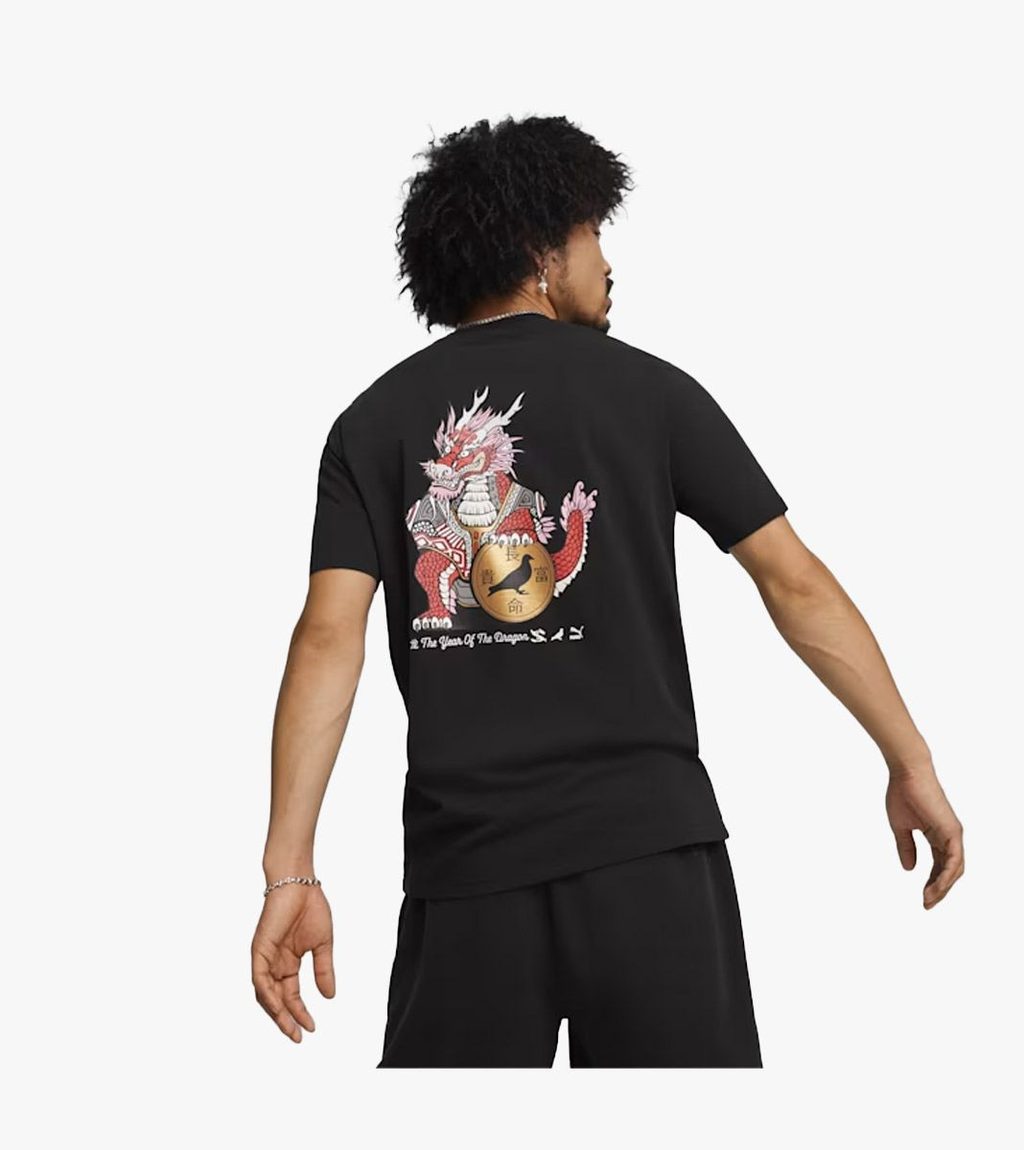 Juoda Puma x staple graphic tee
