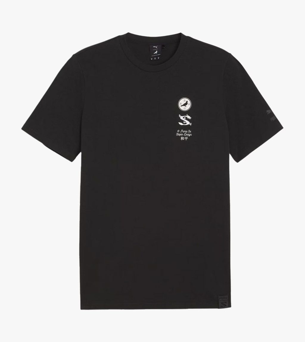 Juoda Puma x staple graphic tee