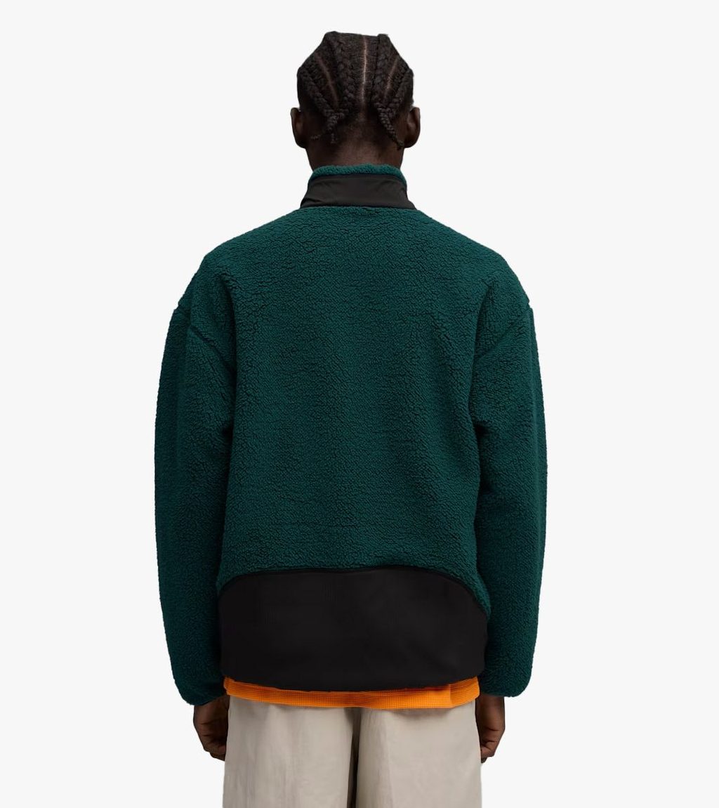 Grönt Pumatech soft tech relaxed sherpa jacket