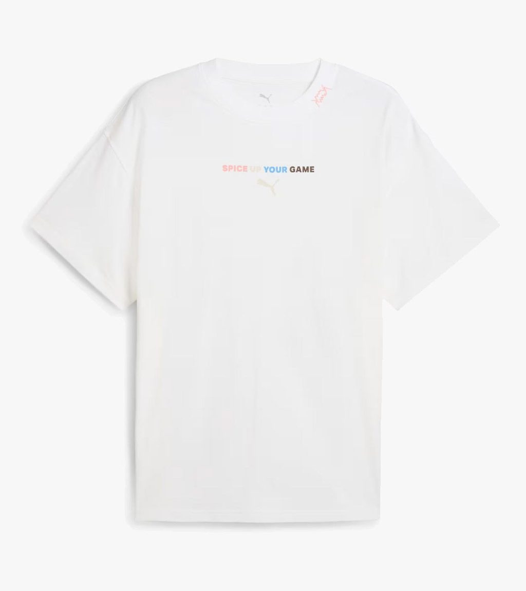 White SPICY DYLAN TEE