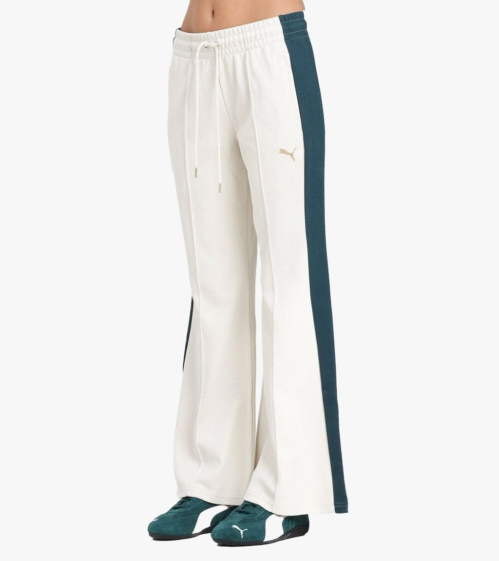 White T7 FLARED PANTS