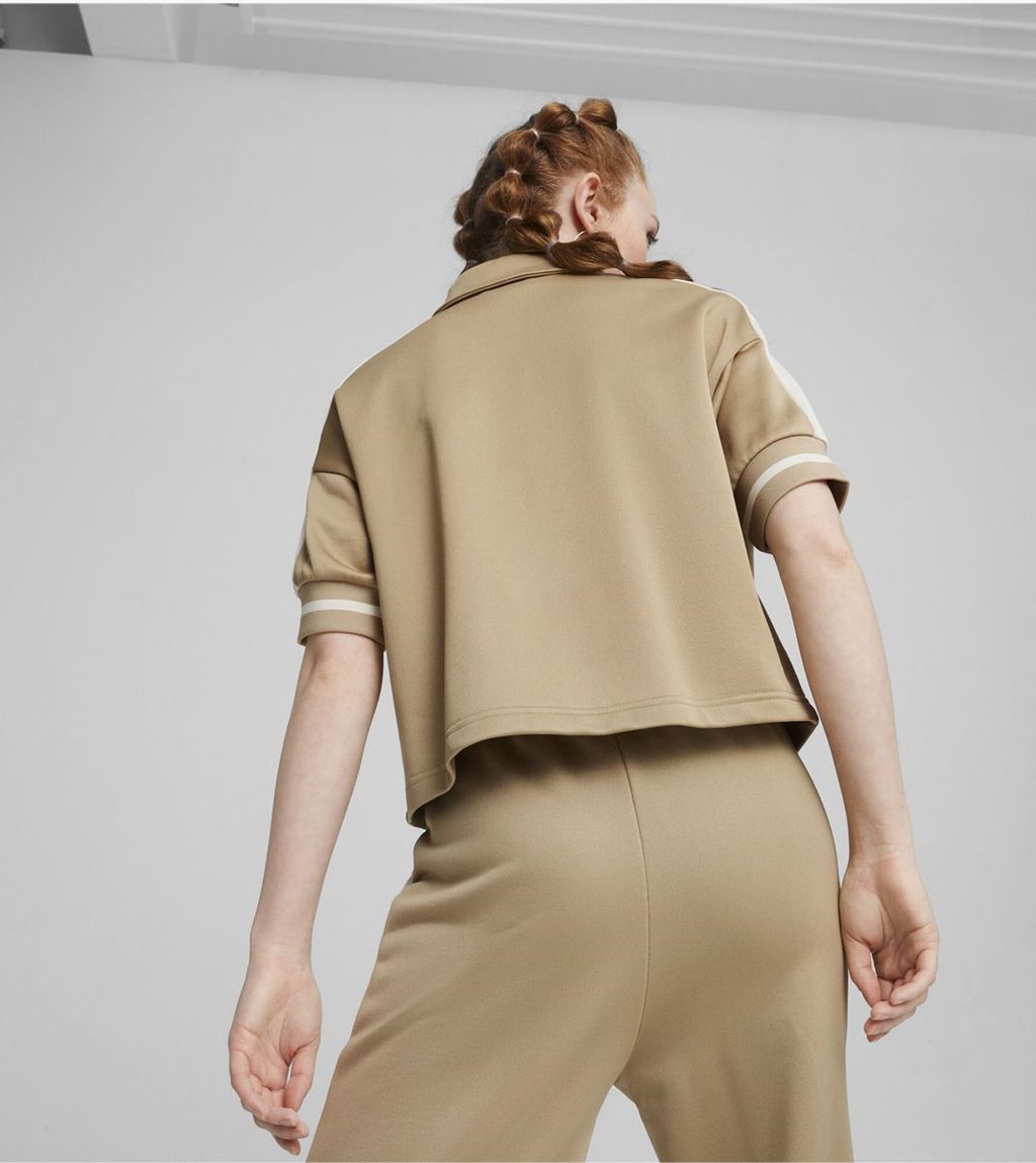 Beige T7 FOR THE FANBASE TRACK JACKET